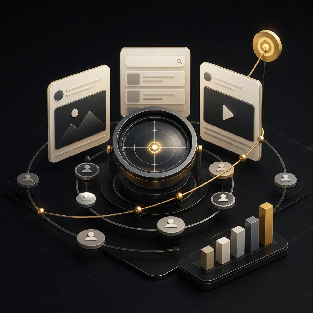 Pilotage de campagnes digitales reliant créations, audiences et conversions